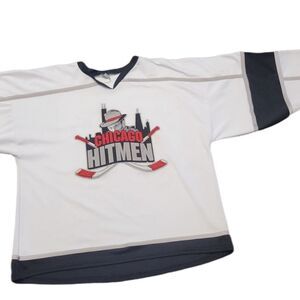 Chicago Hitmen Autographed Hockey Jersey Authentic